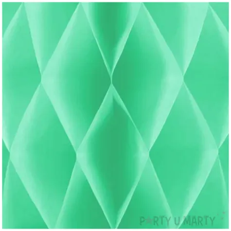 dekoracja honeycomb kula turkusowy partypal 30 cm