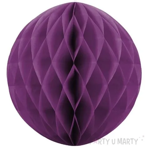 dekoracja honeycomb kula winogronowa ciemna 10 cm