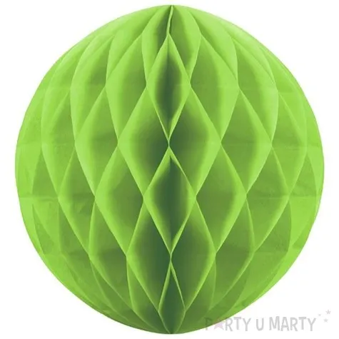 dekoracja honeycomb kula zielone jabluszko 40 cm