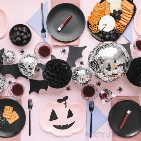 dekoracja honeycomb nietoperz halloween partydeco 45x17 cm