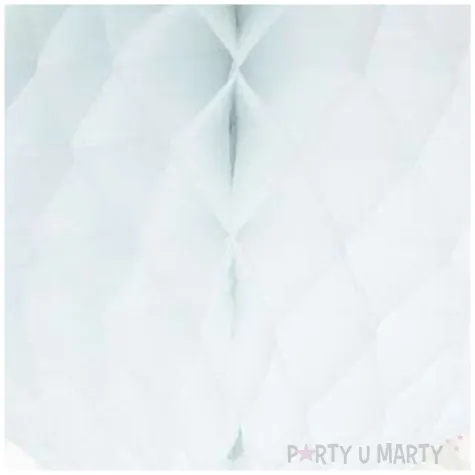 dekoracja honeycomb serce biala 45 cm funny fashion