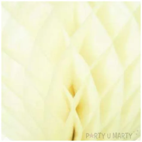 dekoracja honeycomb serce kremowa 45 cm funny fashion