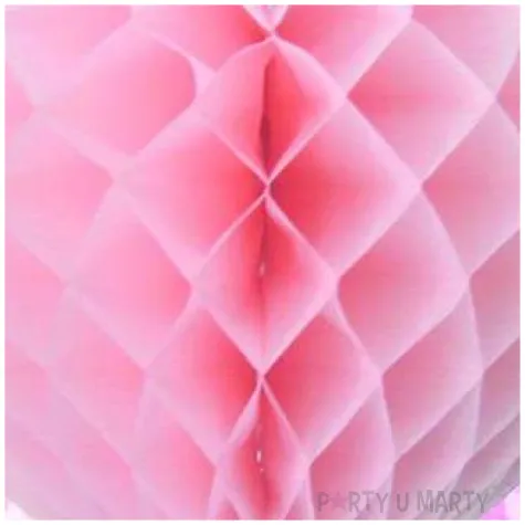 dekoracja honeycomb serce rozowa 45 cm funny fashion