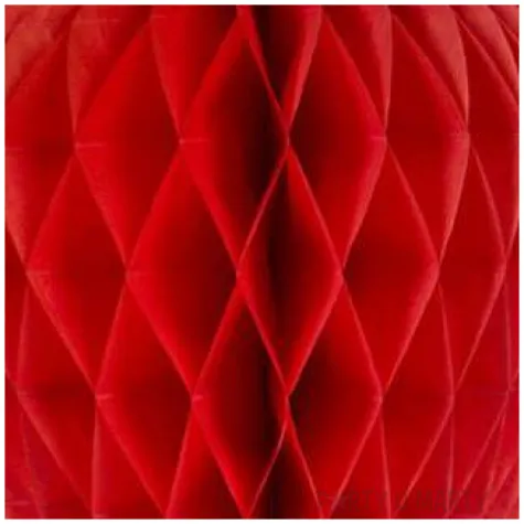 dekoracja honeycomb truskawka 26 cm