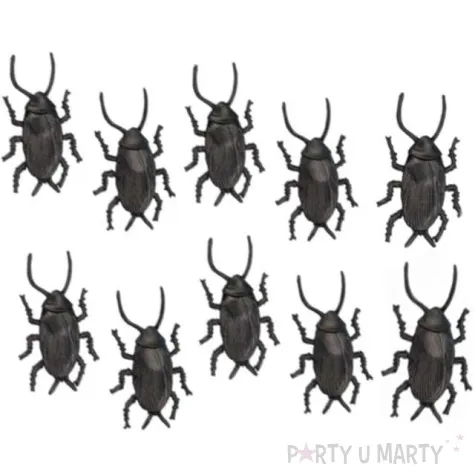 dekoracja karaluchy brazowe amscan 10 szt