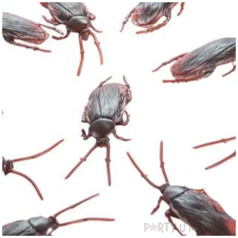 dekoracja karaluchy pod poduchy carnivaltoys 7 cm 10 szt