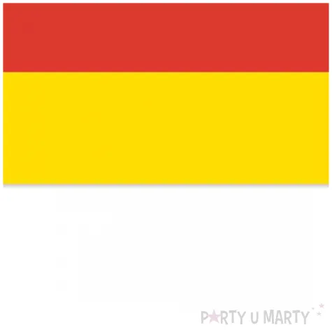 dekoracja kartonowa flaga niemcy zolto czerwono czarna 40 cm