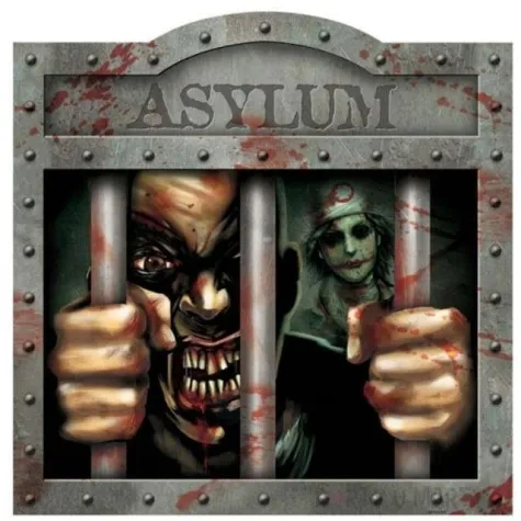 dekoracja kartonowa oddzial zamkniety amscan 38 x 38 cm