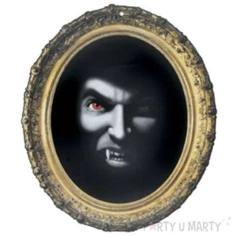 dekoracja kartonowa wampir w lustrze unique 36 x 32 cm