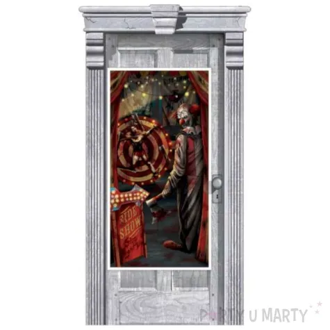 dekoracja klaun z ofiara amscan 165x85 cm