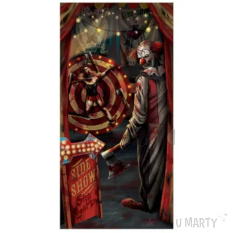 dekoracja klaun z ofiara amscan 165x85 cm
