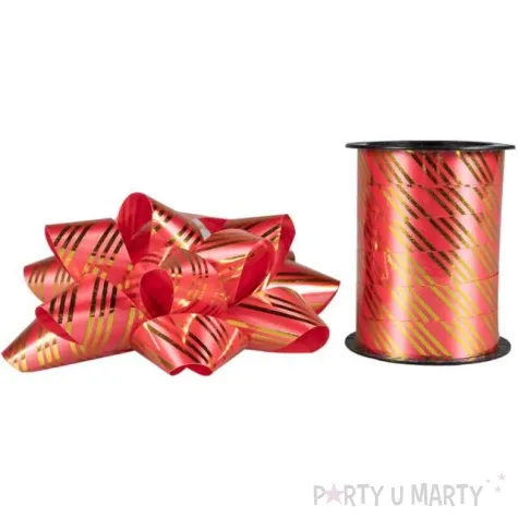 dekoracja kokardki prezentowe czerwony arpex 1 szt