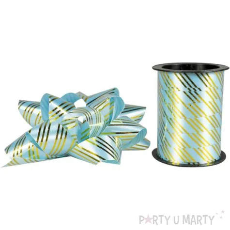 dekoracja kokardki prezentowe niebieski arpex 1 szt