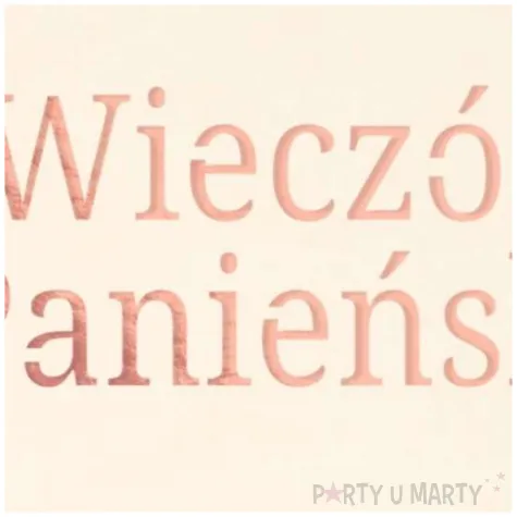 dekoracja kolo wieczor panienski kremowy rose gold partycollection 35 cm