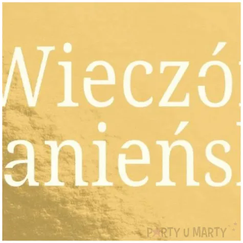 dekoracja kolo wieczor panienski zloty partycollection 35 cm