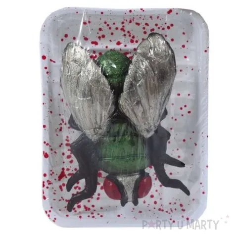 dekoracja kolorowa mucha guirca 14 cm