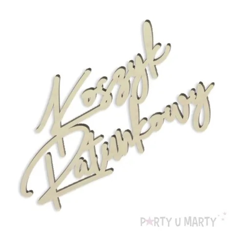 dekoracja koszyk ratunkowy light drewno 13x7 cm