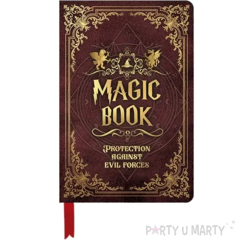 dekoracja ksiega magii guirca 22 x 15 cm