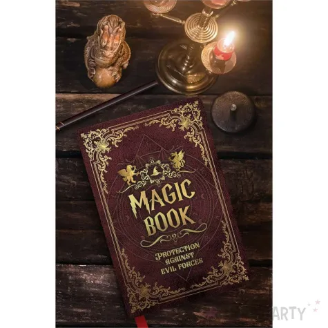 dekoracja ksiega magii guirca 22 x 15 cm