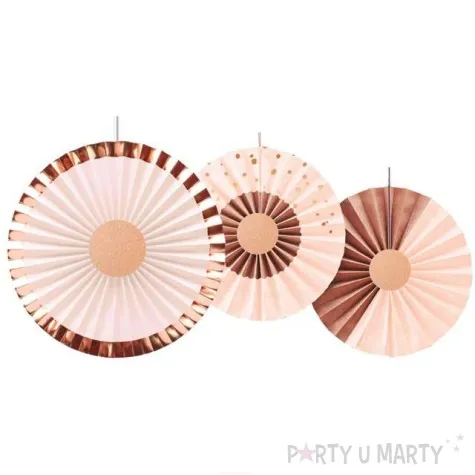 dekoracja kula bibulowa lush blush rozowa folat 3 szt