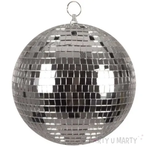 dekoracja kula dyskotekowa disco srebrna boland 20 cm