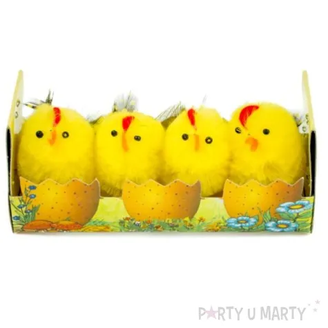 dekoracja kurczaki mix aliga 4 szt 4 5 cm