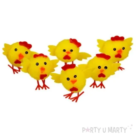 dekoracja kurczaki slodziaki 4 cm arpex 6 szt
