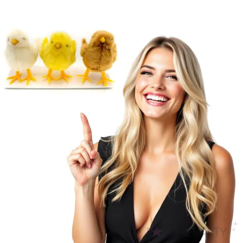 dekoracja kurczaki swiateczne 7 cm aliga 3 szt