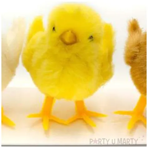 dekoracja kurczaki swiateczne 7 cm aliga 3 szt