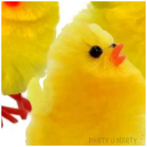 dekoracja kurczaki zolte 3 5 cm aliga 3 szt