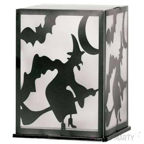 dekoracja lampion czarownica guirca 17 cm