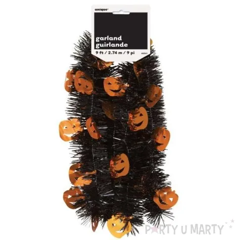 dekoracja lancuch dynie unique 2 74 m