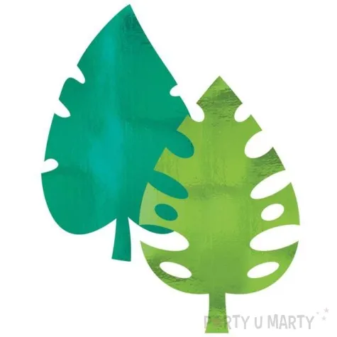 dekoracja liscie palmy amscan 40 6 cm 8 szt