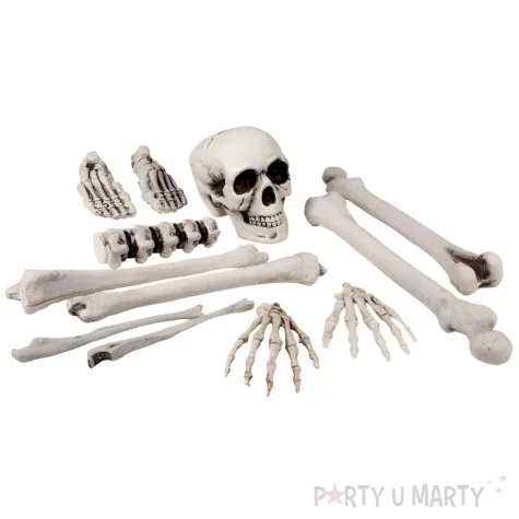 dekoracja ludzkie kosci szary boland 12 szt