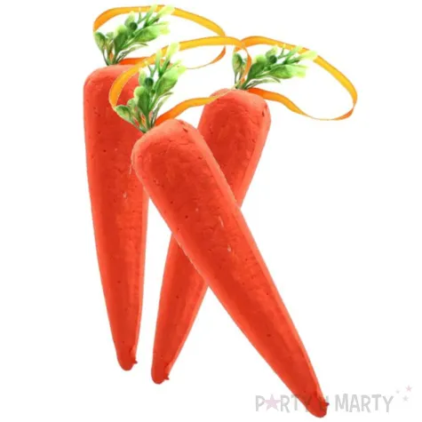 dekoracja marchewki duze oranz ciemny arpex 3 szt