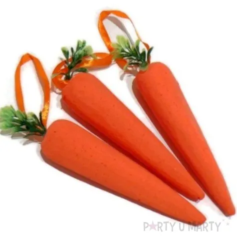 dekoracja marchewki duze oranz ciemny arpex 3 szt