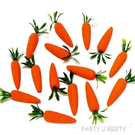 dekoracja marchewki male pomaranczowy arpex 15 szt