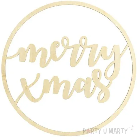 dekoracja merry xmas partydeco 28 cm