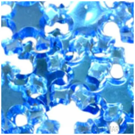 dekoracja metaliczne sniezynki niebieskie arpex 24 szt