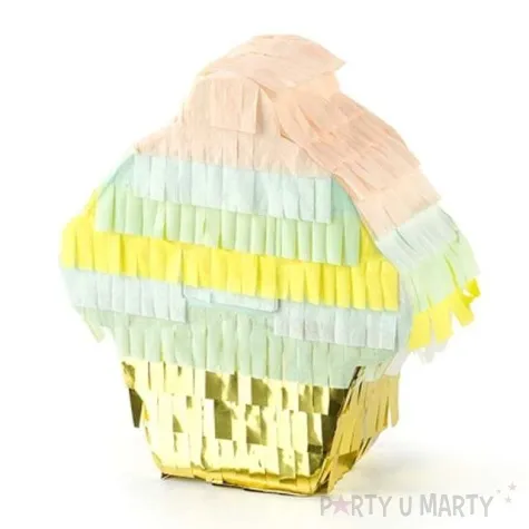 dekoracja mini piniata muffinka partydeco rozm 10x9 cm