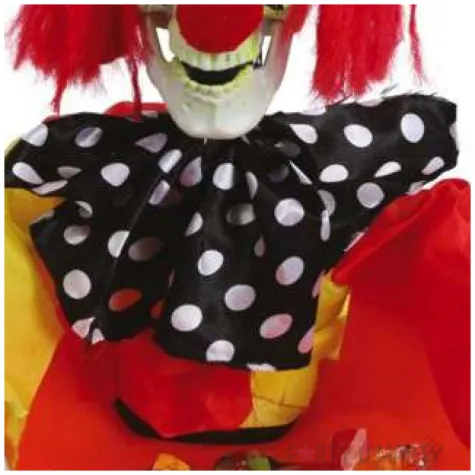 dekoracja miska klauna halloween guirca