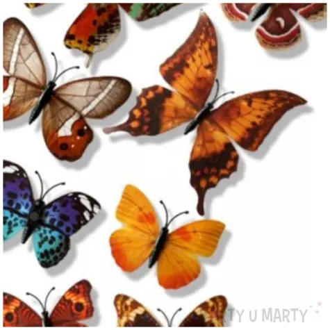 dekoracja motyl 3d mix dekoracje polska 12 szt
