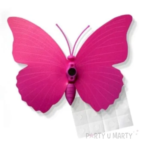 dekoracja motyl 3d rozowy dekoracje polska 12 szt