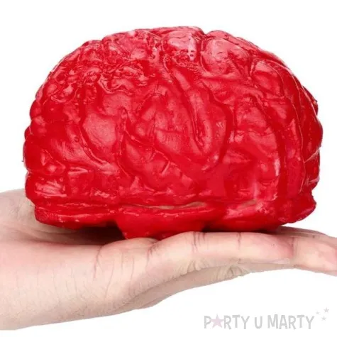 dekoracja mozg czerwony 12 cm