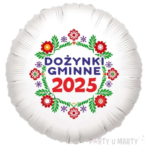 dekoracja na dozynki gminne 2025 balon foliowy kwiaty ludowe ozdoba do girlandy 18 rnd