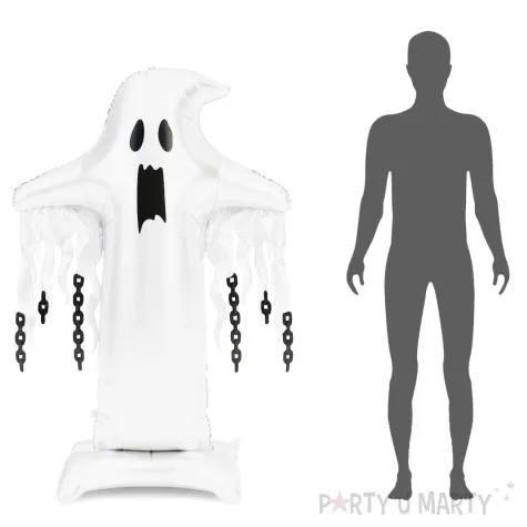 dekoracja na halloween stojacy balon foliowy xl duch duszek zjawa 77 2 awk