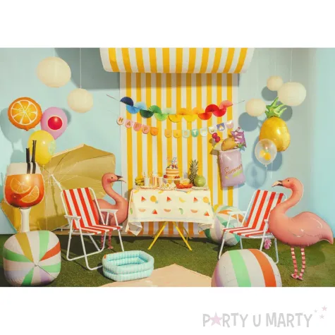 dekoracja na lato wakacje hawajskie party balon foliowy drunk ze slomka duzy xl 45 5 shp
