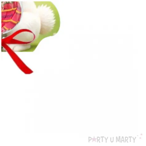 dekoracja na lizaka krolik i pisanki prezent na wielkanoc upominek na zajaca 5 szt