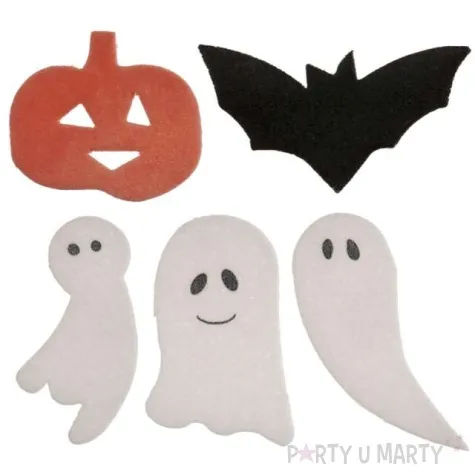 dekoracja na muffinki halloween mix dekora 128 sztuk