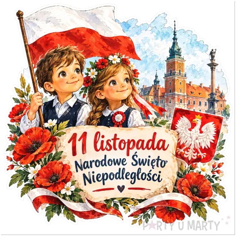 dekoracja na narodowe swieto niepodleglosci 11 listopada plakat do szkoly na gazetke